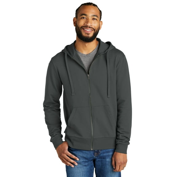 Allmade AL4002 Unisex Organic French Terry Full Zip Hoodie