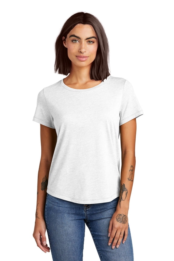 Women's Relaxed Tri-Blend Scoop Neck Tee AL2015