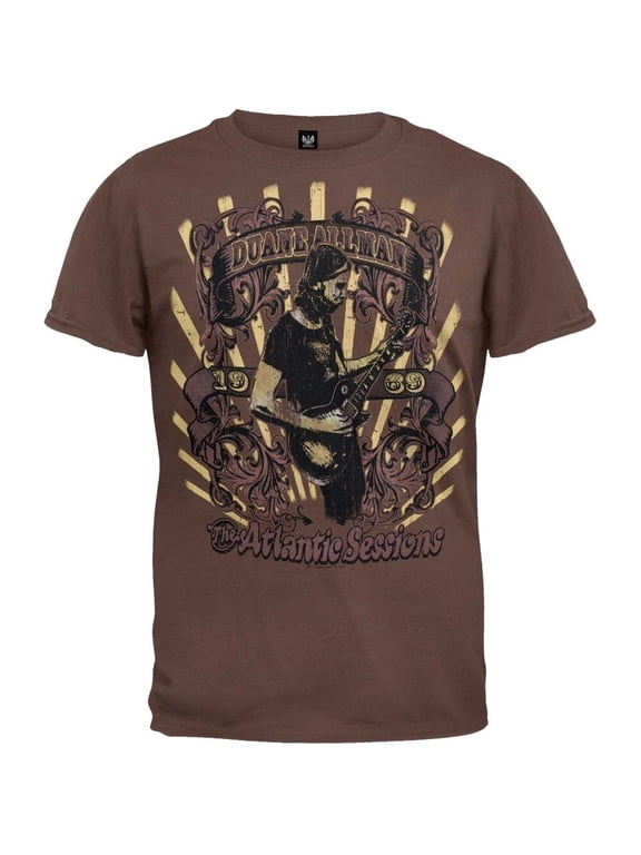 Allman Brothers Men's Atlantic Sessions T-shirt Small Chestnut