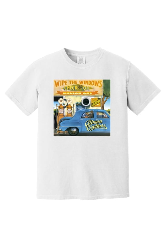 Allman Brothers Wipe The Windows Classic Rock Band Graphic Comfort Color T-Shirt