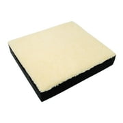 Allman - Fleece Supra Foam Seat Sofgel Cushion for Bed Sores 3.5"H x 16"L x 18"W - Beige