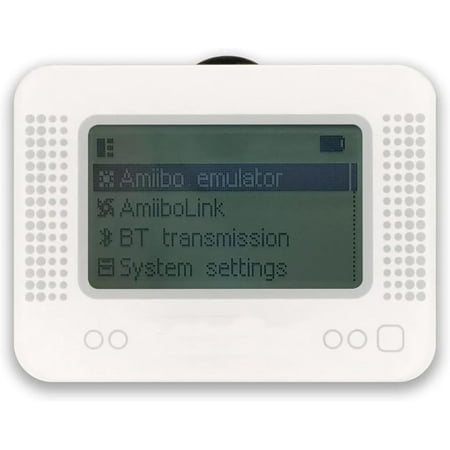 Allmiibo Smart NFC Emulator, Compatible with Switch/3DS, 50+ Games and 3000 NFC Data Storage, 1.2" OLED Screen