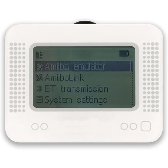 Allmiibo Smart NFC Emulator, Compatible with Switch/3DS, 50+ Games and 3000 NFC Data Storage, 1.2" OLED Screen