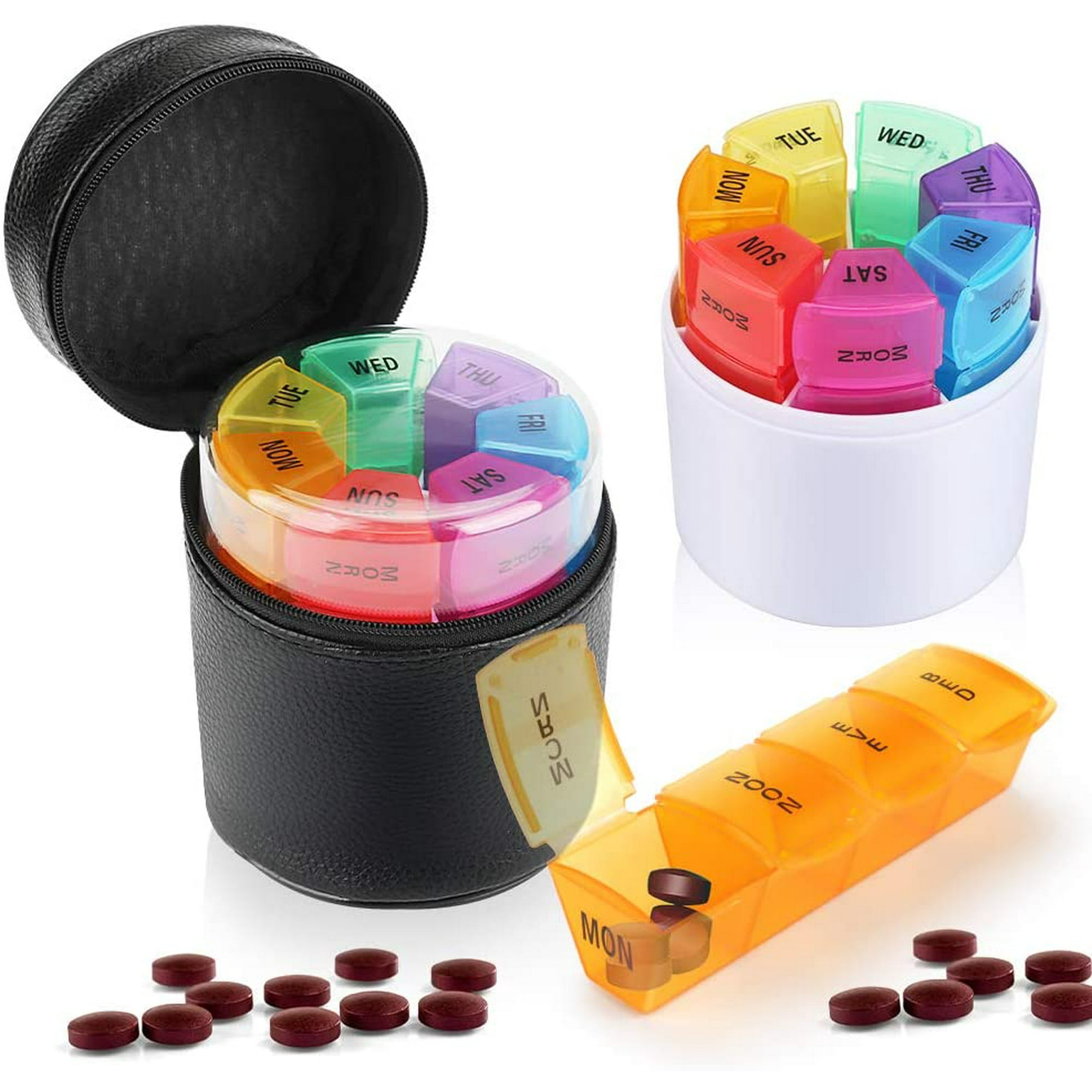 4 Day Travel Pill Organizer Box