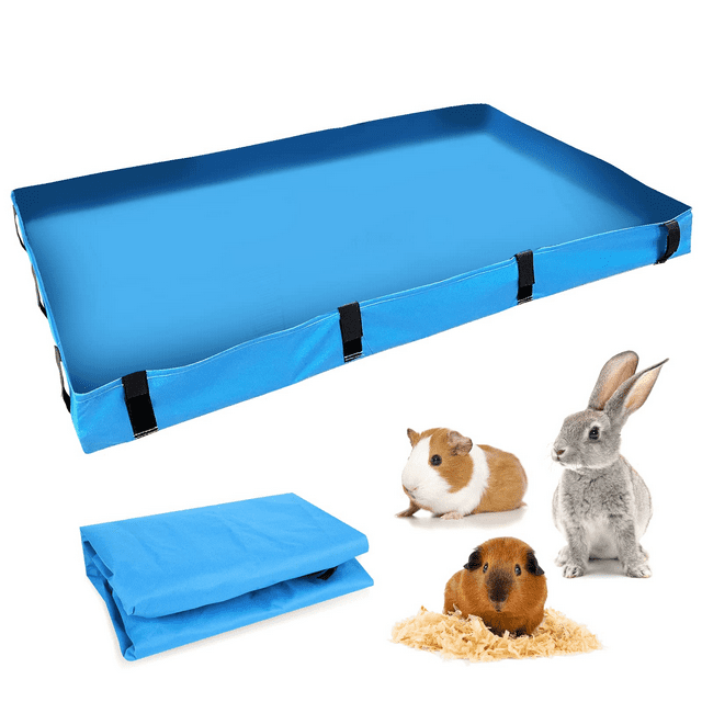 Allnice Small Pets Supplies Guinea Pig Cage Liners with Washable Oxford Cloth, Reusable Bedding