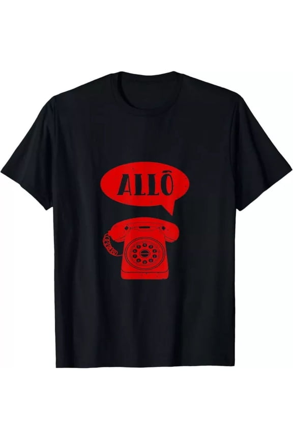 Allo French Language Telephone Greeting T-Shirt