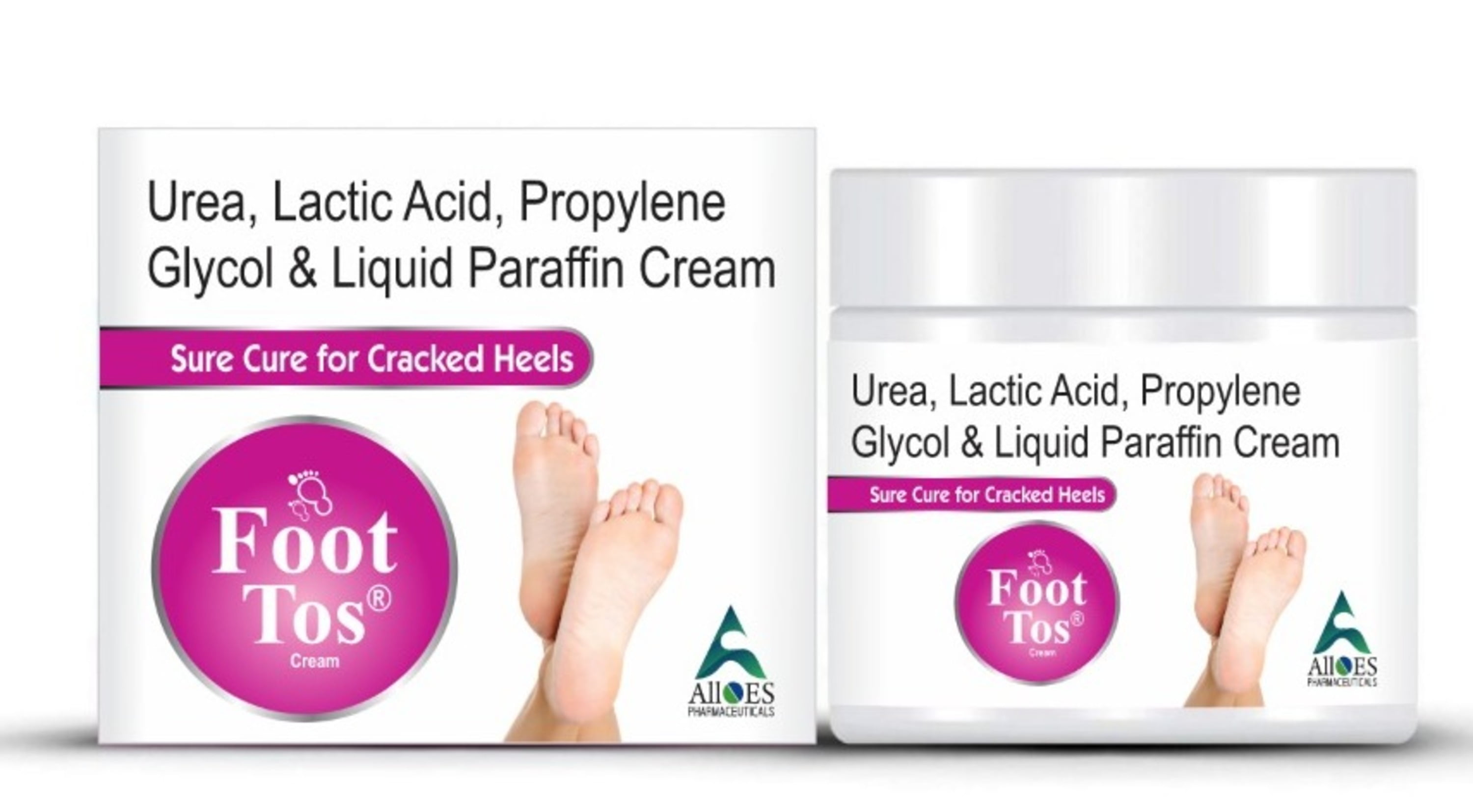 Alloes Footos Cracked Heel cream for Rough Spots and Dry feet