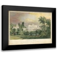 thumbnail image 1 of Allom, T. 18x14 Black Modern Framed Museum Art Print Titled - Howick Hall, 1 of 5