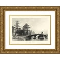 thumbnail image 1 of Allom, T. 18x14 Gold Ornate Wood Framed with Double Matting Museum Art Print Titled - Scenes in China IX, 1 of 4