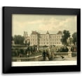 thumbnail image 1 of Allom, T. 18x15 Black Modern Framed Museum Art Print Titled - Garden- front of Luxembourg, Paris, 1 of 5
