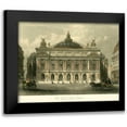 thumbnail image 1 of Allom, T. 24x20 Black Modern Framed Museum Art Print Titled - The Grand Opera House, Paris, 1 of 5