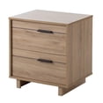 thumbnail image 1 of Allora 2 Drawer Nightstand in Rustic Oak, 1 of 5