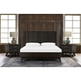 thumbnail image 1 of Allora 3-Piece Modern Wood King Bedroom Set in Brushed Brown/Gray/Antique Brass, 1 of 6