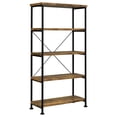 thumbnail image 1 of Allora 4 Shelf Bookcase in Antique Nutmeg, 1 of 8