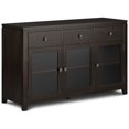 thumbnail image 1 of Allora 54"W Contemporary Solid Wood Sideboard Buffet in Mahogany, 1 of 7