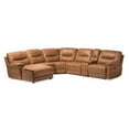thumbnail image 1 of Allora 6 Piece Reclining Sectional Sofa in Light Brown, 1 of 7
