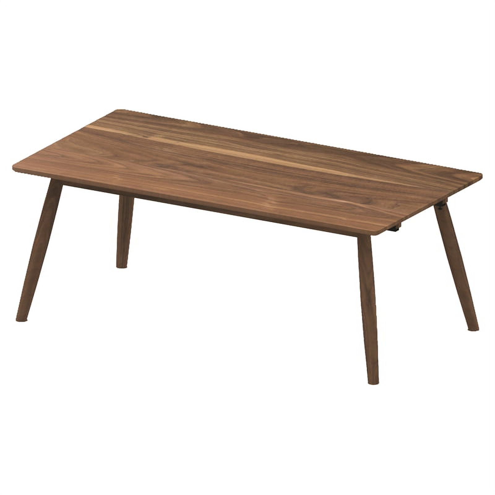 Allora 60" Midcentury Modern Wood Dining Table in Walnut