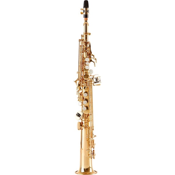 Allora ASPS-450 Vienna Series Straight Soprano Sax Lacquer Lacquer Keys
