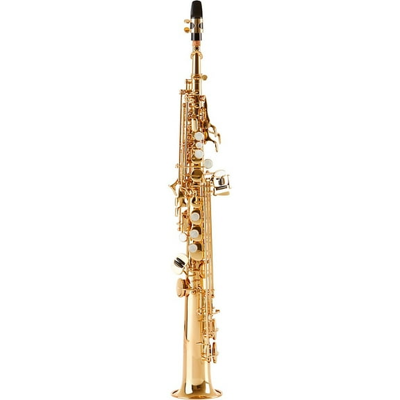 Allora ASPS-450 Vienna Series Straight Soprano Sax Lacquer Lacquer Keys