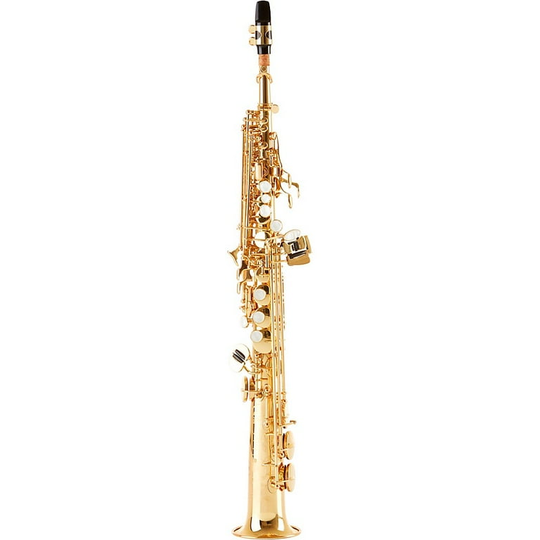 Allora ASPS 550 Paris Series Straight Soprano Sax Lacquer Lacquer Keys