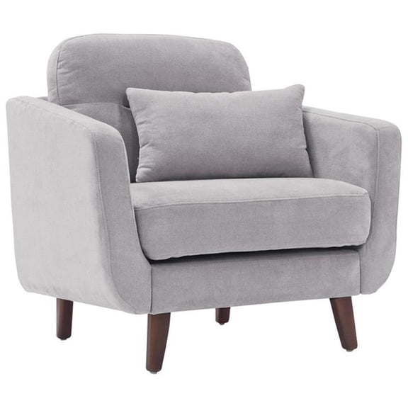 Allora Arm Chair in Light Gray