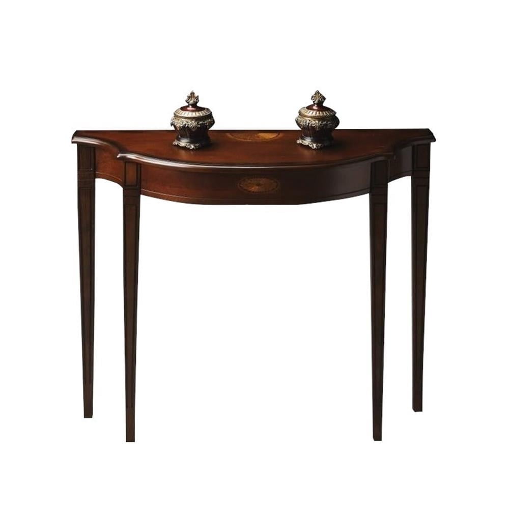 Allora Console Table in Plantation Cherry - Walmart.com