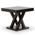 thumbnail image 1 of Allora Contemporary End Table in Cappuccino, 1 of 3