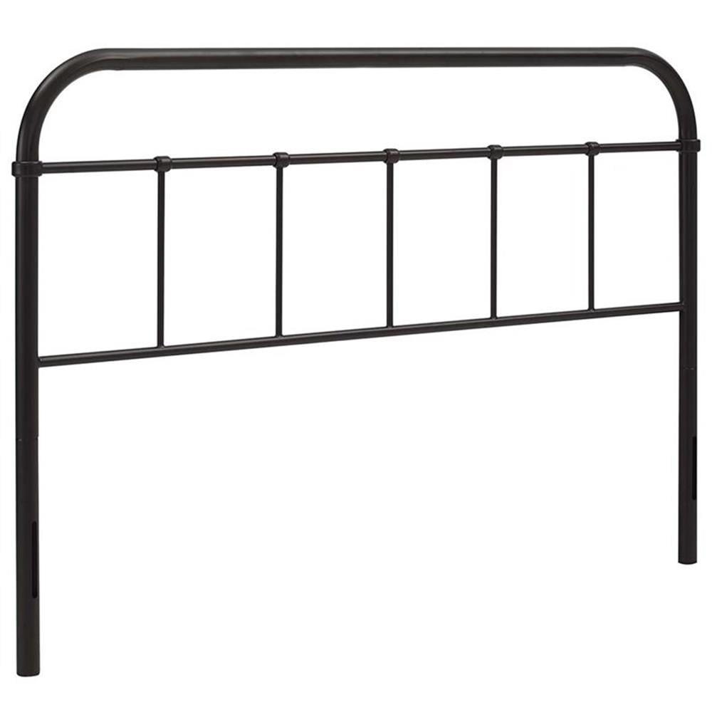 Allora Powder-Coated Steel Brown Headboard Spindle Cottage Style 60"