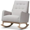thumbnail image 1 of Allora Tufted Rocker in Grayish Beige, 1 of 9