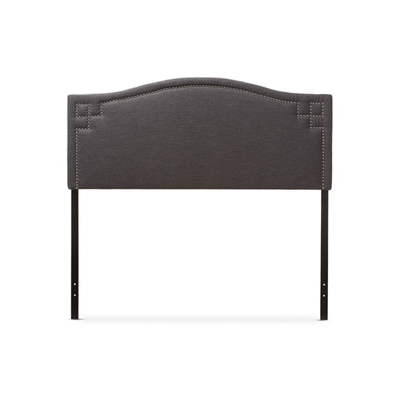 Allora Upholstered Twin Headboard in Dark Gray