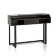 thumbnail image 1 of Allora Wood Table Top Cutout Writing Desk in Espresso, 1 of 4