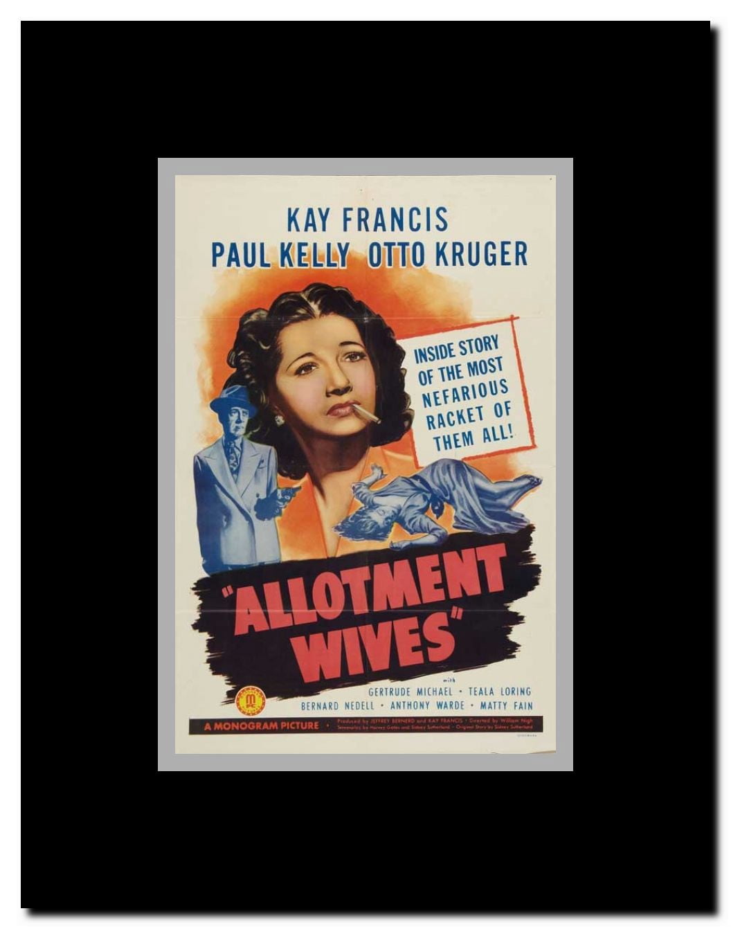 Allotment Wives Framed Movie Poster