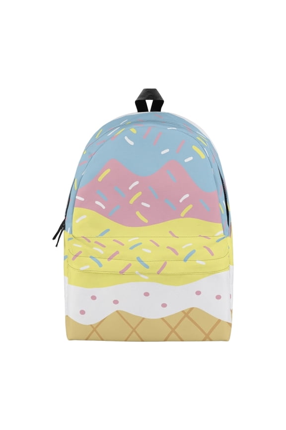 Allover Print Ice Backpack For Sports Enthusiasts Unique Design Lightweight Travel Daypack Mesh Backpack Bag Medium Volleyball Backpack Wrestling Training Bag Weekend Overnight Bag for Women Sports