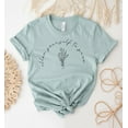 thumbnail image 1 of Allow Yourself To Grow T-shirt Self Shirt Motivational Inspirational Motivation Tee Plant Botanical T-shirts Lover Be Positive Inspiring Wildflower Gift, 1 of 3