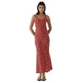 thumbnail image 1 of Allower Flower Pattern U Collar Maxi Dress, 1 of 4