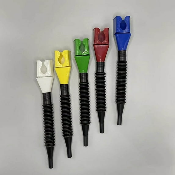 Allowith Retractable Auto Fuel Funnel, 1pc Plastic Flexible Draining Tool Funnel for Cars and Motorcycles, Automotive Wide Mouth Snap Funnel for Engine Oil, Liquid, Diesel, Gasoline and More