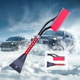 thumbnail image 1 of Allowith Snow Brush and Ice Scraper,Snow Brush with Detachable Ice Scraper for Car-Flexible Snow Remover and Windshield Cleaning Tool with Wide Bristle Brush-Winter Sweeper for Auto, SUV, 1 of 5