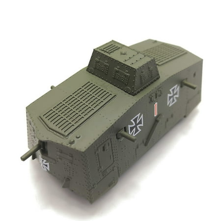 Alloy 1:100 Scale German WWI A7V Tank Model Simulation Tank Model for Collection