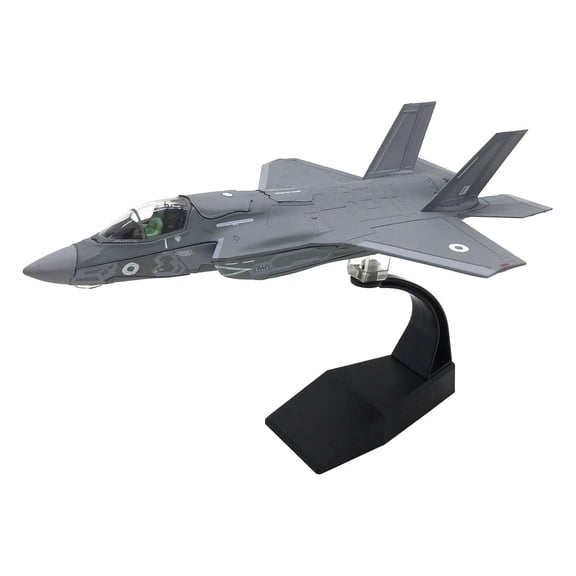 Alloy 1/72 Scale F-35B Fighter High Simulation with Stand Aviation Plane Model for Desktop Home Decor Souvenir Ornaments