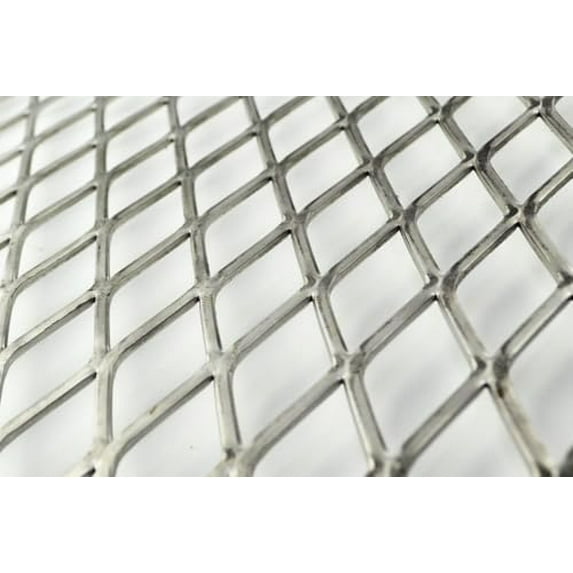 Alloy 304 Stainless Steel Expanded Sheet Flattened - (3/4