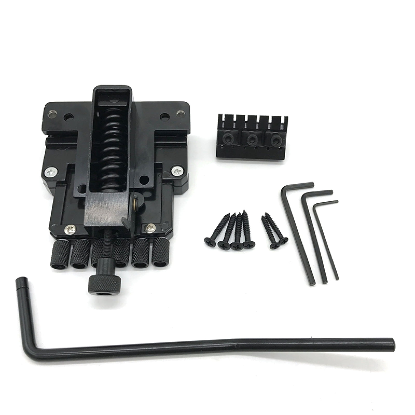 Alloy 6 String Saddle Headless Electric Guitar Bridge Tailpiece Guitar Repair