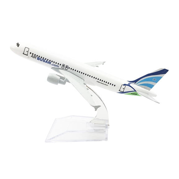 Alloy A320 Air BUSAN Metal Airplane Model Aircraft Model 1:400 Plane Model Simulation Decoration Airplane Model