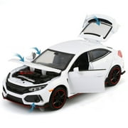 Alloy+ABS+Rubber 132 Model Car Diecast Sound & Light Gift for Honda Civic Type R