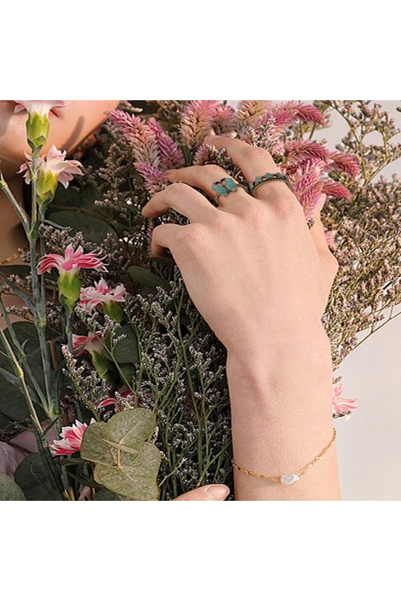 Alloy Adjustable Cuff Rings Open Rings for Women Mixed Shapes Inner Diameter: adjustable 1pc/style DIY