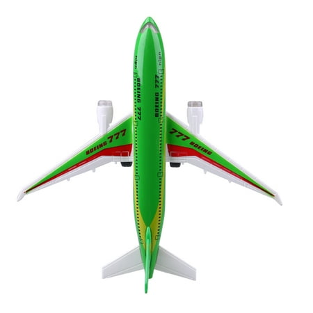 Alloy Air Bus Model Kids Children Airliner Passenger Plane Toy (Green)