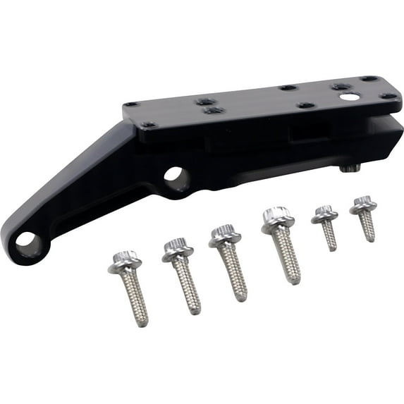 Alloy Art Ambidextrous Black Stock Brake Caliper Mount (49HDBM-2)