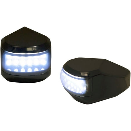 Alloy Art Black LED Driving/Turn Signal Lights w/Smoke Lens (MRL-4B)