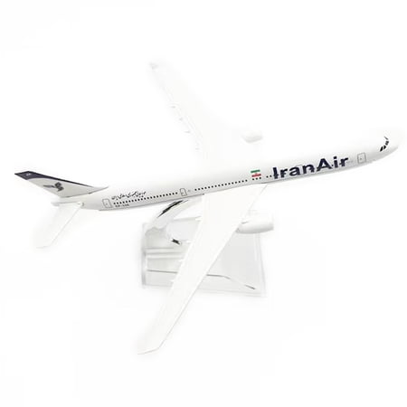 Alloy B767 Mongolian Airlines Plane Model Aircraft Model 1:400 Model Simulation Plane Model Toy Gift, A330 Iran Air