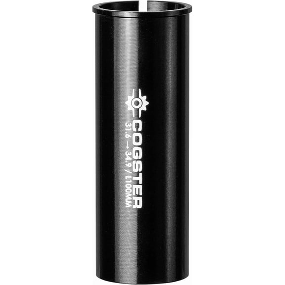 Alloy Bike Seatpost Reducer Shim, 100mm Length Aluminum Bicycle Reducing Sleeve Seat Post Tube Adapter for MTB,Mountain,City Bike,Road Bike