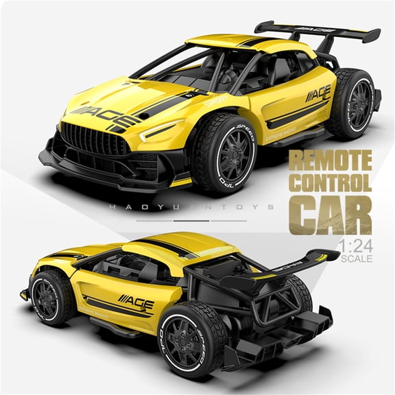 ​Alloy-Bodied RC Drift Car - 2.4GHz w/Rechargeable Battery & 15km/h Sport Mode | Scale Model for Age 14+ (21cm)​​ C